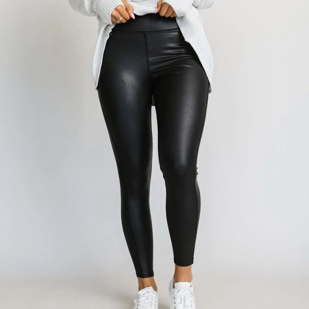 FAUX LEATHER PU LEGGINGS